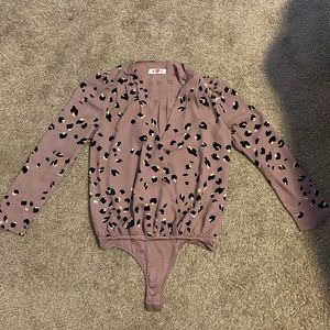 Buddy Love Cheetah Print Bodysuit
